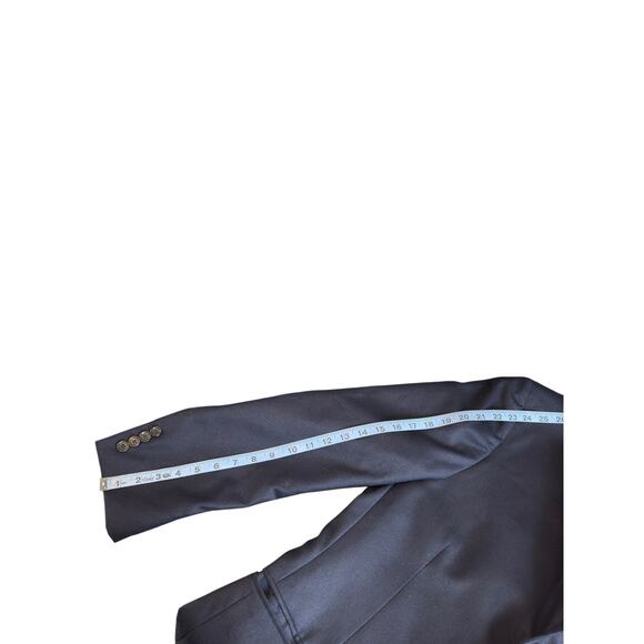 J.Crew Blazer Men's Navy Blue Legacy Sportscoat Wool Preppy Work Office Size 40S - Picture 10 of 12